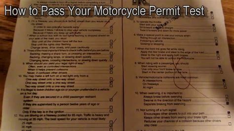 free dmv motorcycle permit test